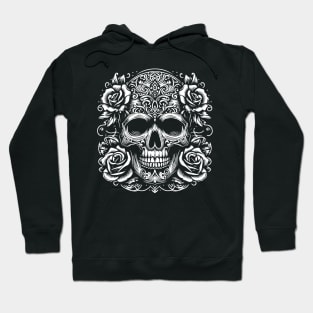 skull roses Hoodie